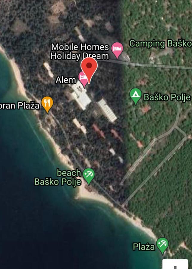 Hotel Oaza Mira 2 Mobile House - Camp Basko Polje Baška Voda Exterior foto
